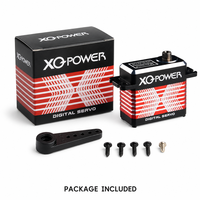 Mini servo étanche XQ-S8218D 15 kg, servo numérique sans noyau haute vitesse 8,4 V, engrenage en acier inoxydable pour crawler SCX24 1/24 RC