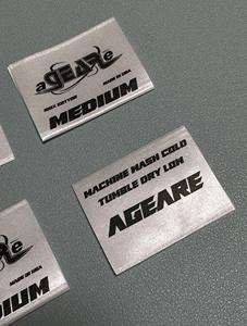 Etiquetas de Ropa Personalizadas de Alta Densidad y Calidad, de Satén <span class=keywords><strong>Pika</strong></span>, de Algodón y Poliéster, Accesorios para Prendas, Lavables, con Logotipo Impreso - Product Image 4