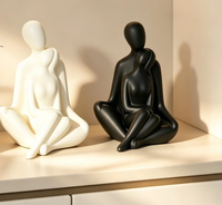 Ornements d'art modernes et minimalistes de style niche pour couples, pour la décoration intérieure du salon - Articles décoratifs abstraits créatifs