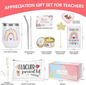 Regalos de maestros para mujeres Apreciación Maestro Regalos de <span class=keywords><strong>Navidad</strong></span> Regalos de cumpleaños únicos <span class=keywords><strong>Cesta</strong></span> de vaso - Product Image 2