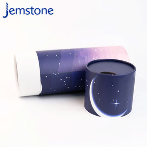 Tube en carton kraft rond personnalisé et écologique pour perles de lessive en poudre, avec trou d'ouverture supérieur - Product Image 1