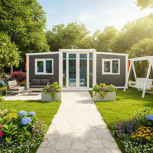 Casa Contenedor Expandible de 20 Pies, Apta para Habitar, de Construcción Rápida, con Dormitorio y Baño, Estilo Moderno, con Estructura de Acero - Product Image 1