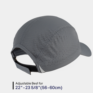 Quick Dry Breathable Waterproof Mesh 5-Panel Sporty Running Baseball Caps Letter Adjustable Single Buckle <strong>Closure</strong> 100% Polyester - Product Image 3