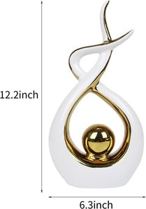 Decoración Clásica para el Hogar en Cerámica con Diseño Contemporáneo, Forma Irregular de Marca de Tendencia para Uso en Hogares y Hoteles - Product Image 5