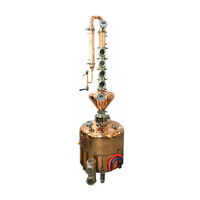 Alambic commercial de reflux en cuivre/acier inoxydable de 50 à 2000 litres pour la distillation de whisky et d'alcools – Équipement de distillation en gros