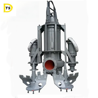 Pompa TSD Heavy Duty Submersible untuk Pasir dan Kerikil, Outlet 6 Inch DN150, Konsentrasi Padatan Tinggi, Digunakan untuk Tambang
