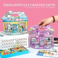 Sacs cadeaux de Noël personnalisables et durables, imprimés en couleur, motif dessin animé mignon, pour bonbons et snacks, sacs pour enfants de maternelle