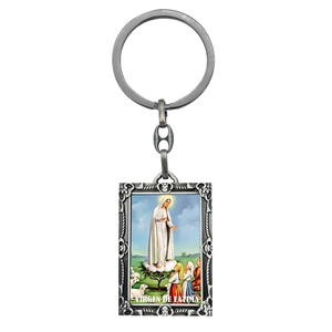Vergine di Fatima bella collana pendente con portachiavi - Product Image 1