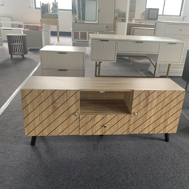 Modern Rustic Design Wooden TV Cabinet with Storage Space TV Stand Tv Unit for Living Room Tv Cabinet Living Room