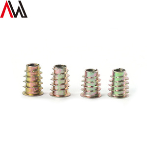 Hợp kim kẽm <span class=keywords><strong>M6</strong></span> Kẽm hợp kim đồ nội thất chèn Nut Hợp kim kẽm dieless Nut gỗ insrt NUT - Product Image 3