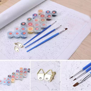 ภาพวาดสีน้ำมันอะคริลิครูปดอกไม้สี DIY ตามตัว<span class=keywords><strong>เลข</strong></span>แบบกำหนดเองตามจำนวน - Product Image 3