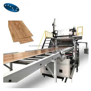 Ligne de production de plancher, machine de fabrication de plancher, machine de fabrication de panneau en plastique, machine de plancher en vinyle