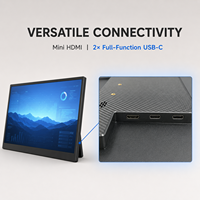 Moniteur de jeu portable 18,5 pouces 120 Hz FHD IPS, écran externe USB C, écran OEM d'usine