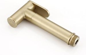 Modern Design Handheld Brass <strong>Bidet</strong> <strong>Spray</strong> Set Brushed Gold ABS Plastic <strong>Bathroom</strong> Attachment with Cold Water Feature - Product Image 5