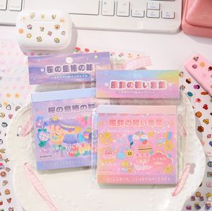 Ensemble de livres d'autocollants Washi Kawaii, plus de 1800 motifs, autocollants décoratifs mignons pour journal, scrapbooking, bricolage, cadeau - Product Image 2