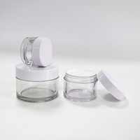 Fabricants de pots à crème en gros, contenants cosmétiques vides de luxe OEM, emballages cosmétiques, pot à crème en plastique avec couvercle rose