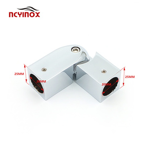 In Stock Glass Connector Glass Wall Clamps Bathroom Fitting Tube Support Connector bar <strong>Bracket</strong>