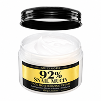 Crème Visage Hydratante Éclaircissante au Rétinol et à la Bave d'Escargot, Marque Privée OEM, pour Peaux Sèches, Raffermissante et Nourrissante Tout-en-un