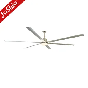 1stshine Industrial Ceiling Fan High Air Volume Powerful Dc Motor Large Ceiling Fan With Light