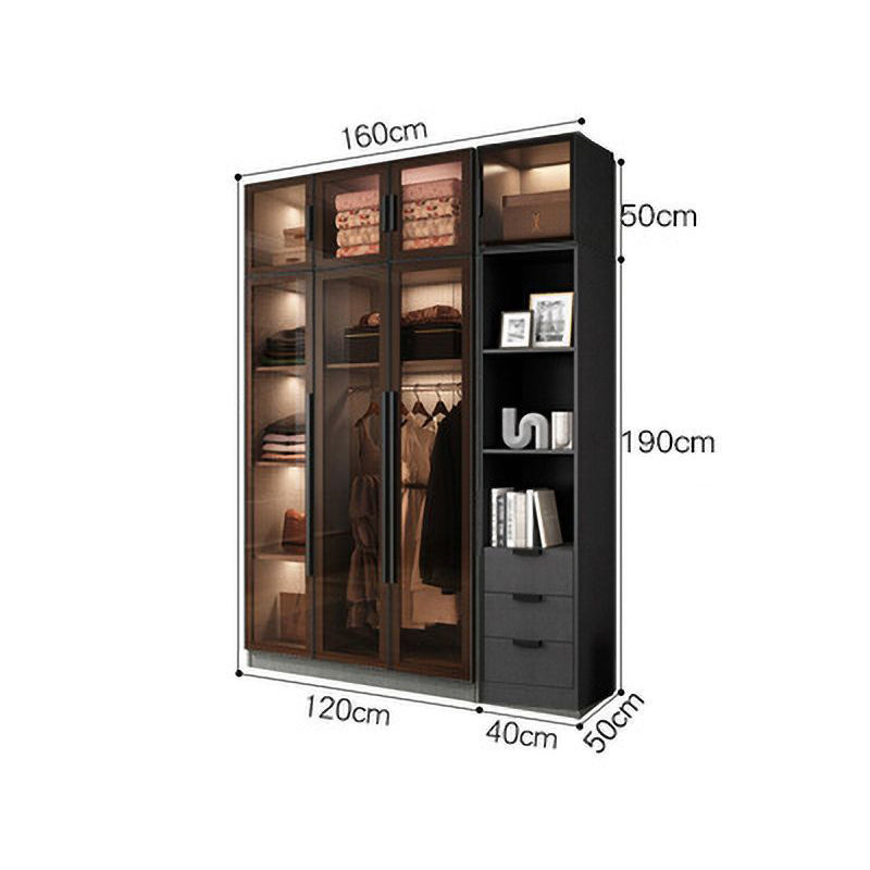 ตู้เสื้อผ้า 3 ประตู + ตู้ข้าง