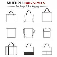 Mini sac fourre-tout non tissé en forme de boule, avec logo personnalisé en letterpress, faible MOQ, vente en gros d'usine, cadeau d'entreprise