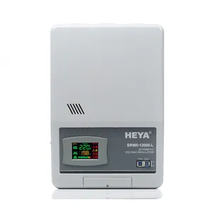 Home เครื่องปรับแรงดันไฟฟ้าอัตโนมัติ,12KVA 10000W หน้าจอ LCD อิเล็กทรอนิกส์ LED AC 220V