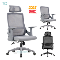 Chaise pivotante de bureau Foshan avec 360 pivotante en tissu ergonomique en maille rotative pour les femmes enceintes