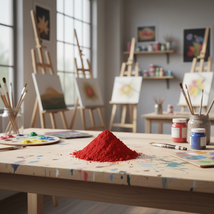 Poudre de pigment rouge de qualité supérieure pour les applications de peinture, d'encre, de plastique, de caoutchouc et de revêtement avec une teinte vive et une haute résistance - Product Image 2