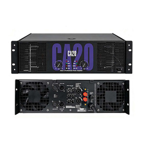 CA20 3U High power class AB 1300W 2-channel professional audio power amplifier for sound system performance venue - Product Image 4