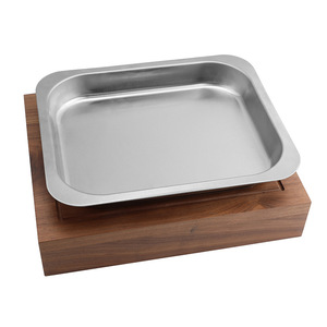 Tabla de cortar rectangular de madera de acacia de 28 cm para uso doméstico en la cocina - Product Image 2