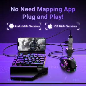 <span class=keywords><strong>Clavier</strong></span> et souris M9 Combo multi-appareils Souris de tablette ultra-mince sans fil Rechargeable Souris de jeu pour ordinateur portable PUBG - Product Image 4