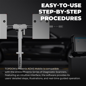 Système de calibrage mobile Topdon Professional Phoenix ADAS pliable haute précision pour plus de 200 marques de véhicules, garantie 1 an - Product Image 6