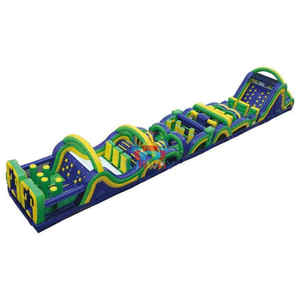 Carrera de obstáculos inflable al aire libre para niños y adultos-¡Desafío deportivo y parque de atracciones a la venta! - Product Image 3