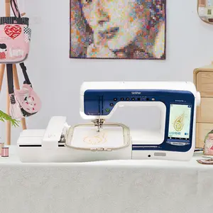 Brothers V5LE máquina de coser de bordado de área grande automática pequeña para el hogar de gama alta máquina de bordado
