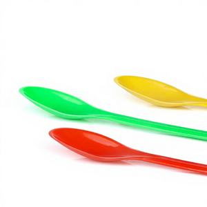 Cuillère à médicaments double tête en plastique PP, outil de <span class=keywords><strong>laboratoire</strong></span> - Product Image 4