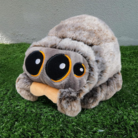 Jouets en peluche Lucas l'araignée de 20cm pour petit bébé noir blanc Gery jouets en peluche araignée de dessin animé poupée en peluche pour enfants cadeau