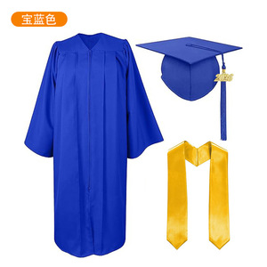 Robes de graduation Jing Zherui, robes académiques unisexes taille adulte avec étiquette, vente en gros pour étudiants universitaires - Product Image 2