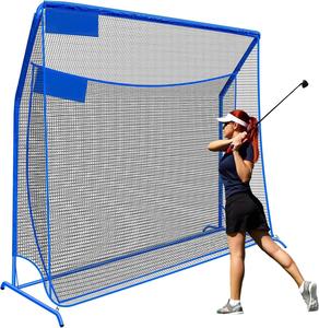 Filet <span class=keywords><strong>de</strong></span> frappe <span class=keywords><strong>de</strong></span> <span class=keywords><strong>golf</strong></span> avec filet <span class=keywords><strong>de</strong></span> frappe supplémentaire, filets d'entraînement <span class=keywords><strong>de</strong></span> <span class=keywords><strong>golf</strong></span> robustes <span class=keywords><strong>de</strong></span> 10x7 pieds/7x7 pieds pour les golfeurs, entraînement <span class=keywords><strong>de</strong></span> <span class=keywords><strong>swing</strong></span> dans la cour - Product Image 1