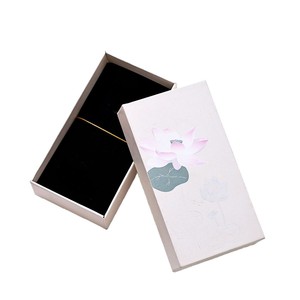 Scatola Portagioie a Forma di Loto con Coperchio Cielo e Terra, Scatola Regalo per Fermaglio per Capelli Cinese, Scatola Regalo di Compleanno per Amici - Product Image 1