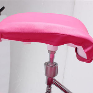등자 gynae 의자가있는 스테인레스 스틸 수동 의료 부인과 검사 테이블 - Product Image 3