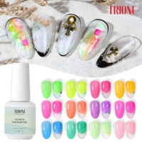 Vernis à ongles UV fluorescent réfléchissant effet néon qui brille dans le noir, en gel, à retirer par trempage, pour nail art, vente en gros OEM/ODM