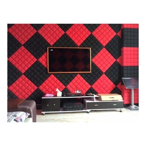 O quadrado high-density 5*5 square a espuma acústica para a redução deabsorção do ruído do teto da parede da sala da música - Product Image 6