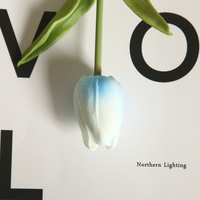 Prix de gros, tulipe artificielle miniature à toucher réel personnalisée, bouquet en forme de cœur, fleurs en PU, fabriquées en latex, imperméables, pour la fête des pères