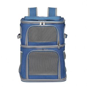 BSCI Factory custom Luxury extra Breathable large capacity portable pet carrier <b>backpack</b> <b>dog</b> travel bag <b>for</b> cat <b>dog</b> <b>backpack</b> - Product Image 1