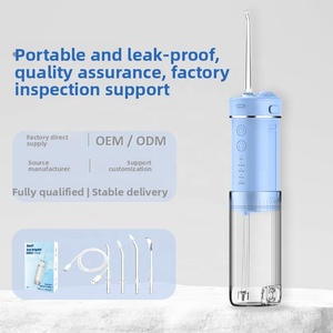 Nouvel Arrivage Hydropulseur Buccal Sans <span class=keywords><strong>Fil</strong></span> Mini avec 4 Modes de Nettoyage, Réservoir Rétractable de 200 ml, IPX7, pour le Nettoyage Quotidien des Dents - Product Image 6