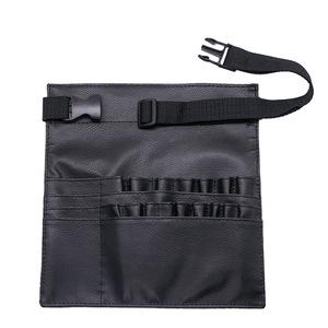 Bolsa de maquillaje de cuero de alta gama hecha a medida y soporte para brochas, bolsa de almacenamiento de herramientas de maquillaje plegable de gran capacidad, bolsa de maquillaje portátil. - Product Image 4