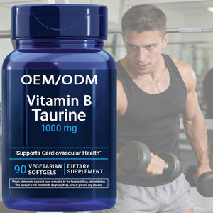 OEM/ODM Vitamine <span class=keywords><strong>B</strong></span> Taurine Softgels Antioxidanten Verhogen Energieverbruik Verbeteren Fysieke Uithoudingsvermogen en Bestrijden Vermoeidheid - Product Image 1