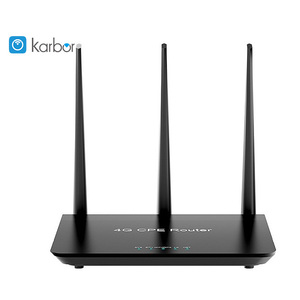 Módem Karbor 4G LTE de 300Mbps con ranura <span class=keywords><strong>para</strong></span> tarjeta SIM Mifis, enrutador inalámbrico portátil 4G LTE de 200m de alcance <span class=keywords><strong>para</strong></span> el hogar con función VoIP VPN - Product Image 4