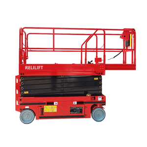 Piattaforma a forbice semovente |   Altezza di Lavoro 9,8m Capacità 320kg |   Acciaio ad Alto Tenore di Carbonio per Energia Elettrica |   Design Pieghevole per 2 Persone - Product Image 5