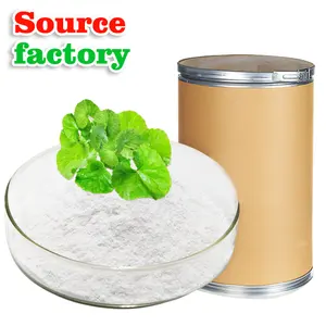 Hot Selling Organic Centella Asiatica Plant Extract 80% Asiaticoside Powder Black Macca Powder Cosmetic 1kg/ Bag 25kg/drum 1kg